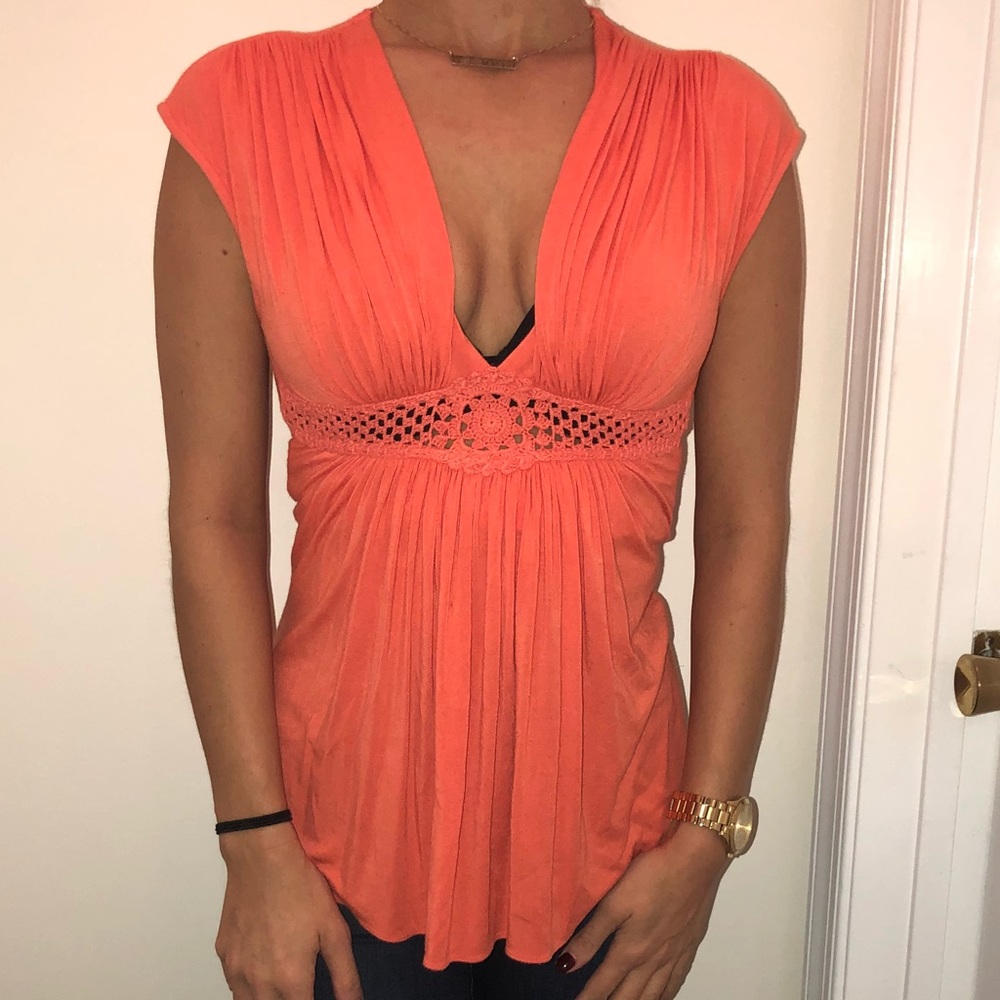 Coral shirt